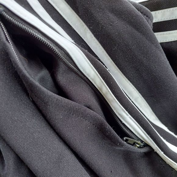 Adidas Kids Black Classic Joggers 13-14 USED - Picture 9 of 9